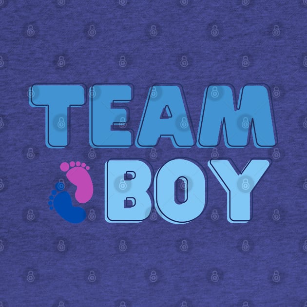 Team boy, Baby Gender Reveal Party by LePetitShadow